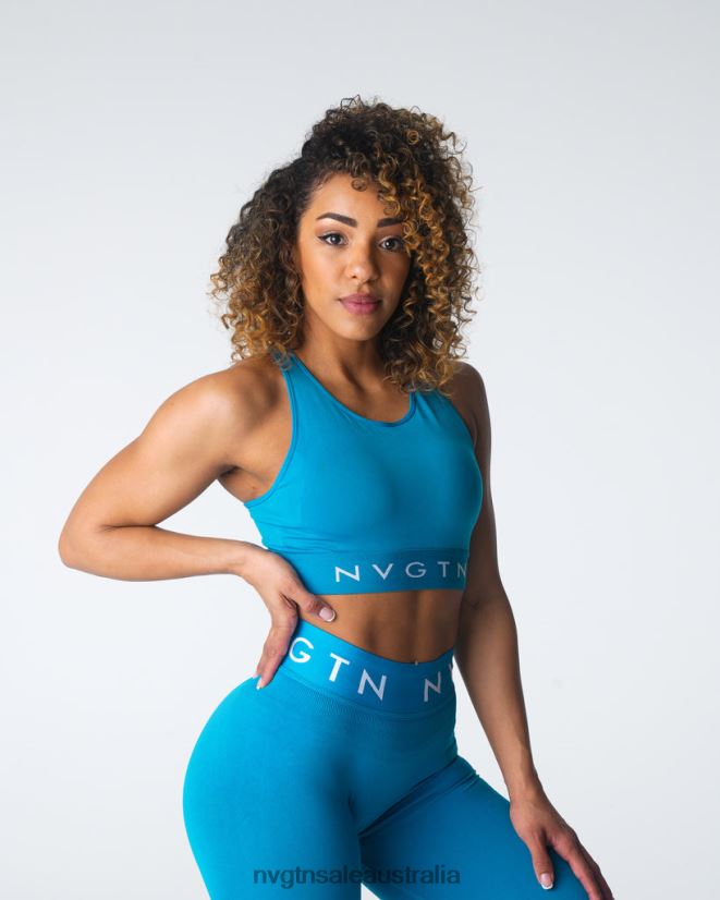 Trilogy Sport Seamless Bra 24JF4Z35 Lagoon Fitness NVGTN Women