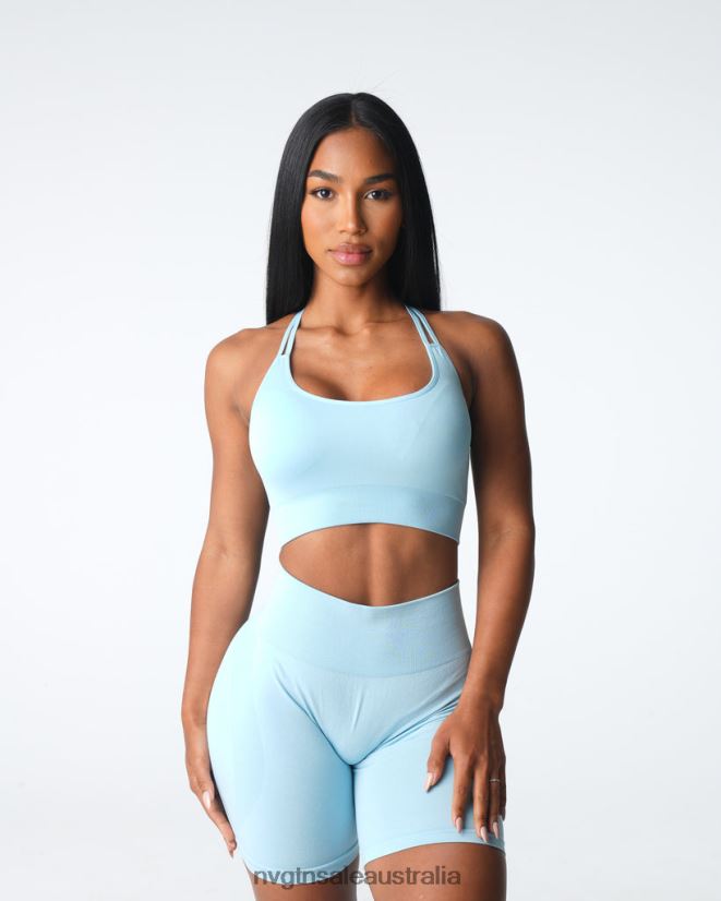 Virtue Seamless Bra 24JF4Z12 Pastel Blue Fitness NVGTN Women