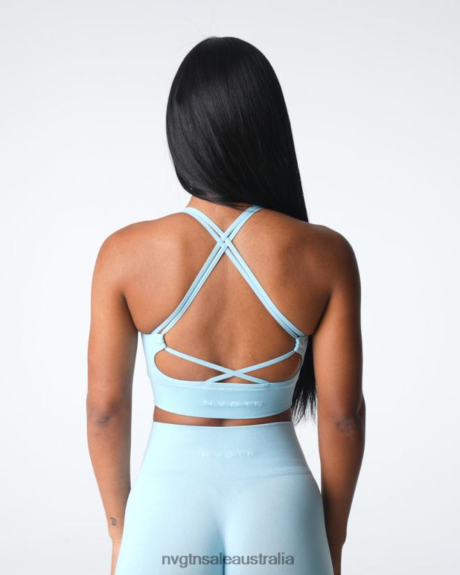 Virtue Seamless Bra 24JF4Z12 Pastel Blue Fitness NVGTN Women