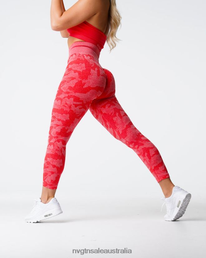 Camo Seamless Leggings 24JF4Z549 Candy Apple Fitness NVGTN Women