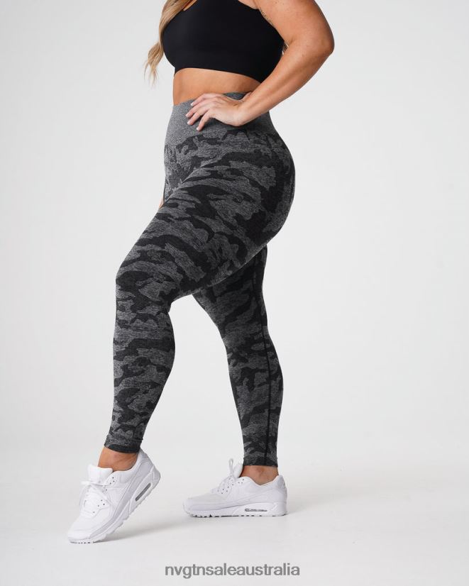 Camo Seamless Leggings 24JF4Z656 Black Fitness NVGTN Women