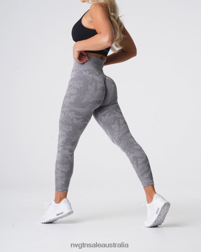 Camo Seamless Leggings 24JF4Z657 Grey Fitness NVGTN Women