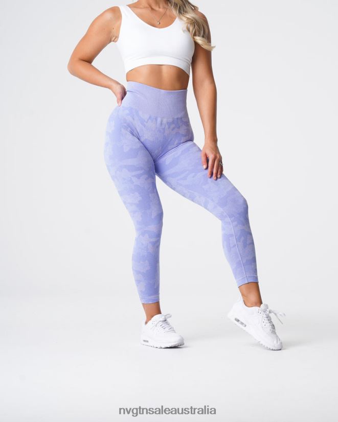 Camo Seamless Leggings 24JF4Z660 Periwinkle Fitness NVGTN Women