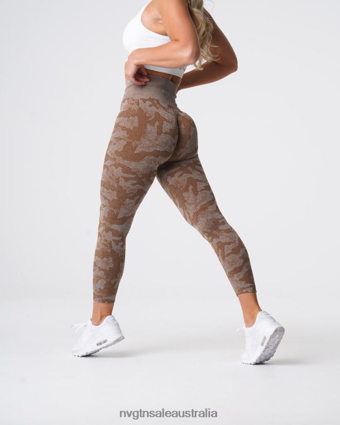 Camo Seamless Leggings 24JF4Z661 Mocha Fitness NVGTN Women