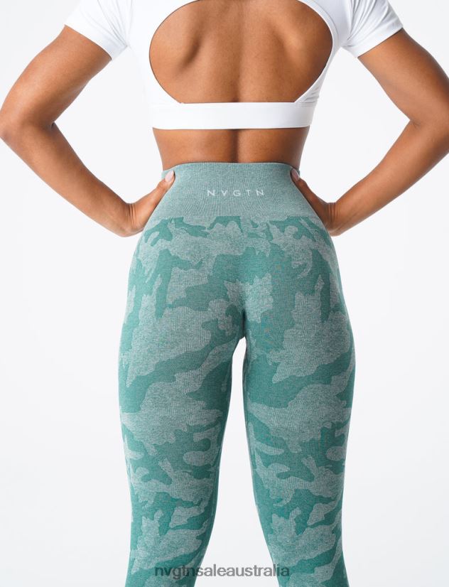 Camo Seamless Leggings 24JF4Z662 Forest Green Fitness NVGTN Women