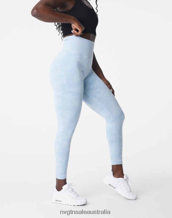 Camo Seamless Leggings 24JF4Z663 Icy Blue Fitness NVGTN Women