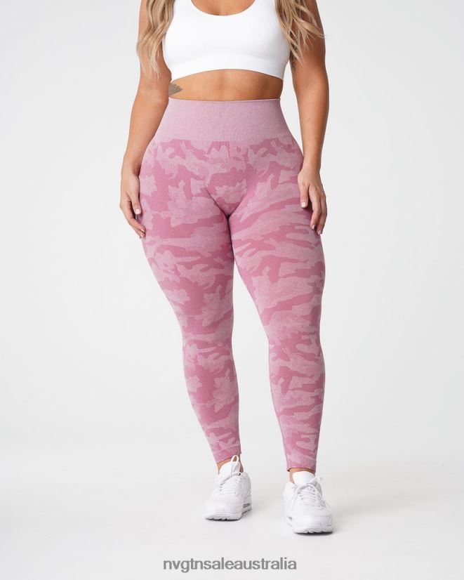 Camo Seamless Leggings 24JF4Z670 Pastel Pink Fitness NVGTN Women