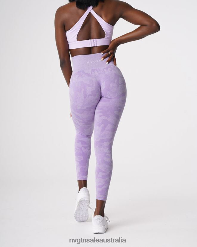 Camo Seamless Leggings 24JF4Z671 Lilac Fitness NVGTN Women