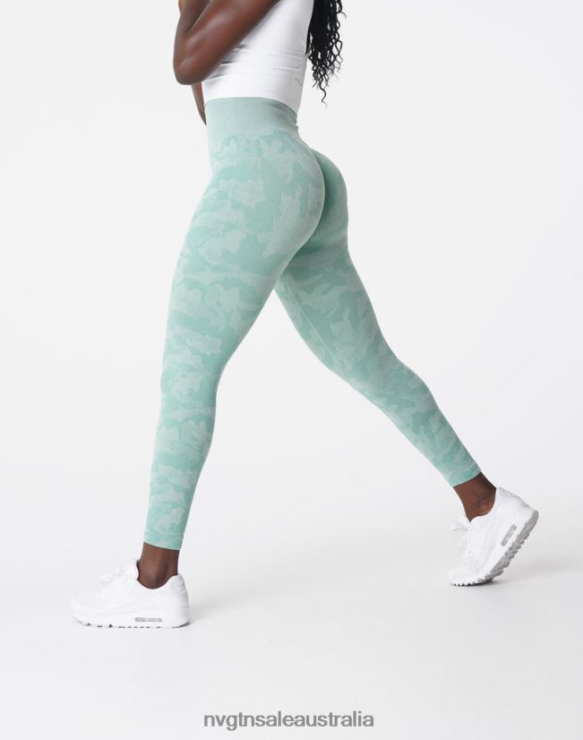 Camo Seamless Leggings 24JF4Z672 Sage Green Fitness NVGTN Women