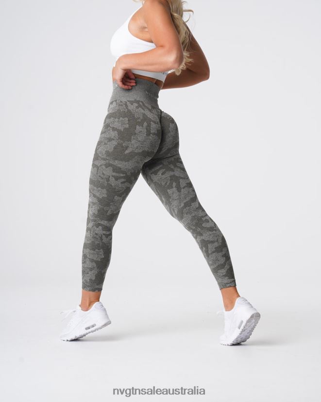 Camo Seamless Leggings 24JF4Z675 Khaki Green Fitness NVGTN Women