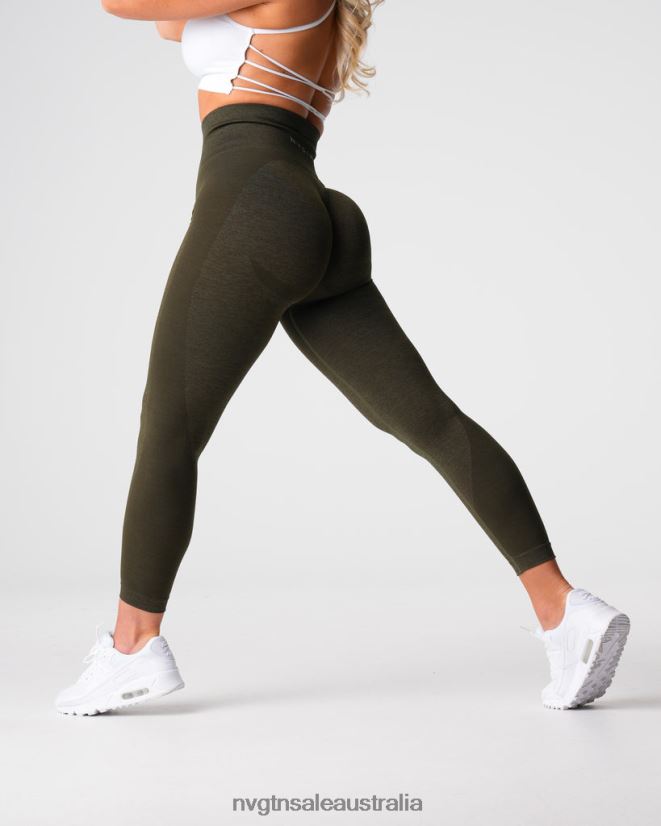 Contour 2.0 Seamless Leggings 24JF4Z492 Olive Fitness NVGTN Women