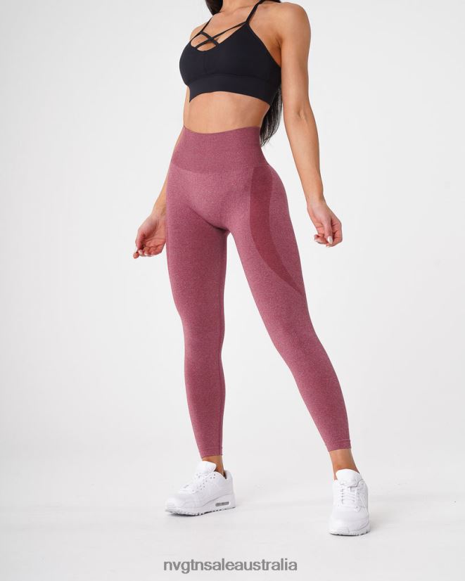 Contour Seamless Leggings 24JF4Z515 Maroon Fitness NVGTN Women