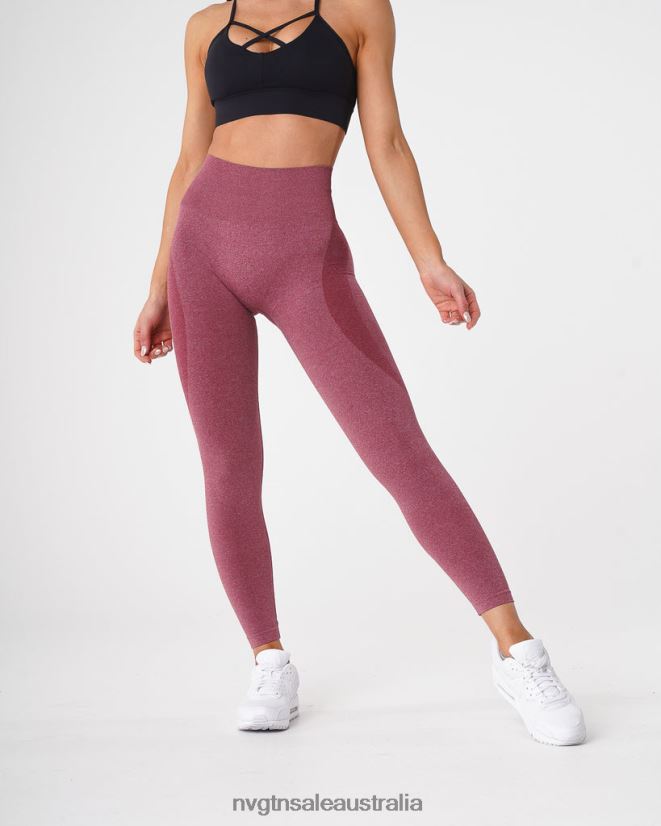 Contour Seamless Leggings 24JF4Z515 Maroon Fitness NVGTN Women
