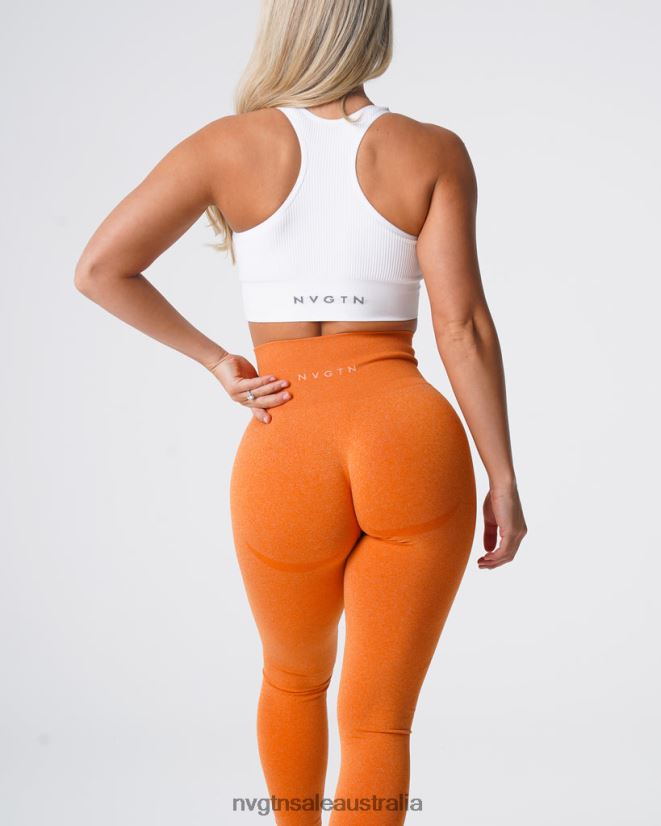 Contour Seamless Leggings 24JF4Z517 Burnt Orange Fitness NVGTN Women