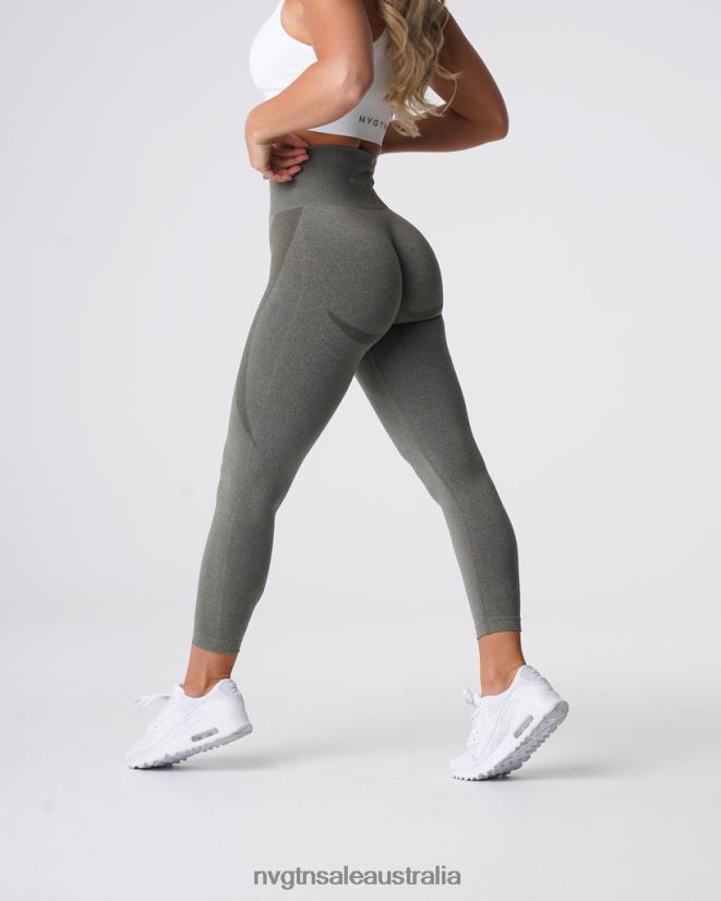 Contour Seamless Leggings 24JF4Z525 Khaki Green Fitness NVGTN Women