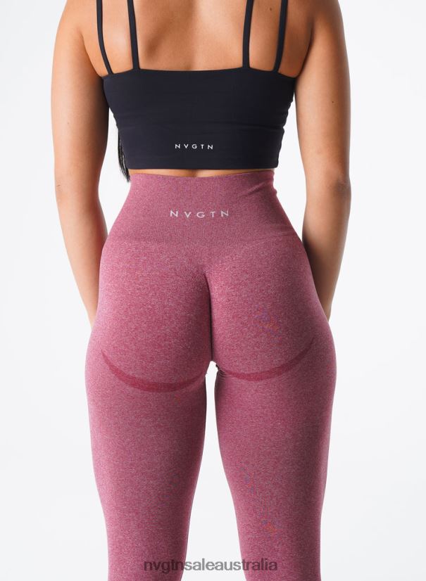 Curve Seamless Leggings 24JF4Z620 Maroon Fitness NVGTN Women