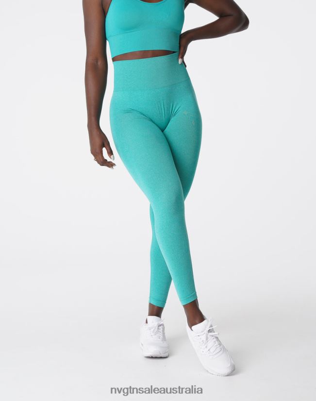Curve Seamless Leggings 24JF4Z625 Turquoise Fitness NVGTN Women