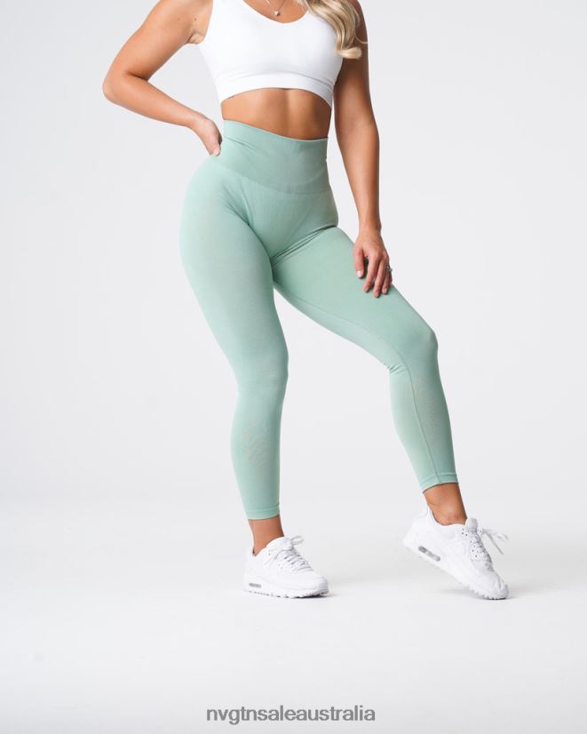 Curve Seamless Leggings 24JF4Z631 Sage Green Fitness NVGTN Women