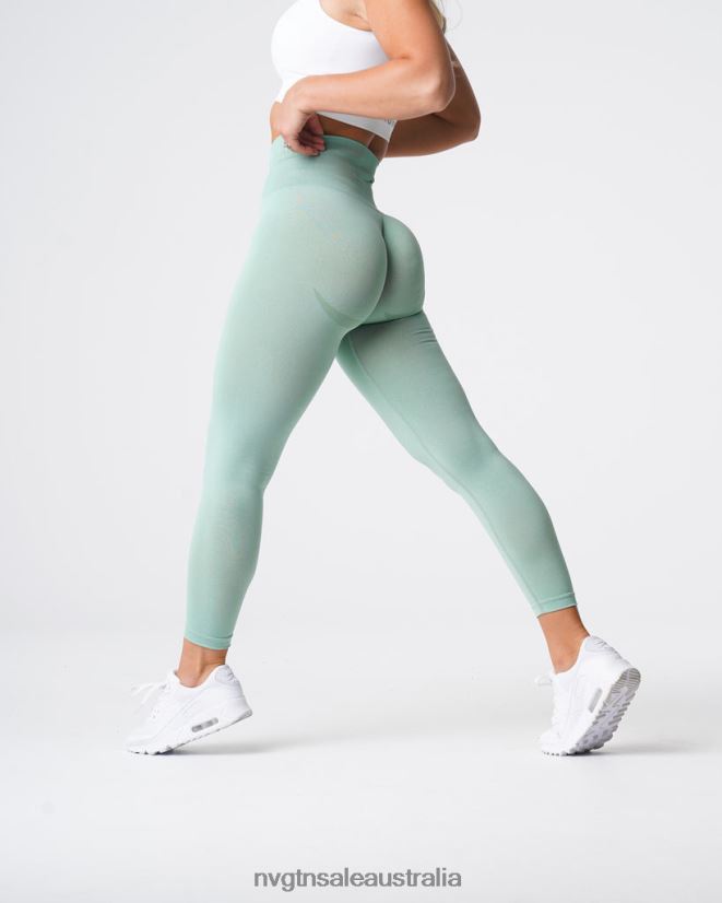 Curve Seamless Leggings 24JF4Z631 Sage Green Fitness NVGTN Women