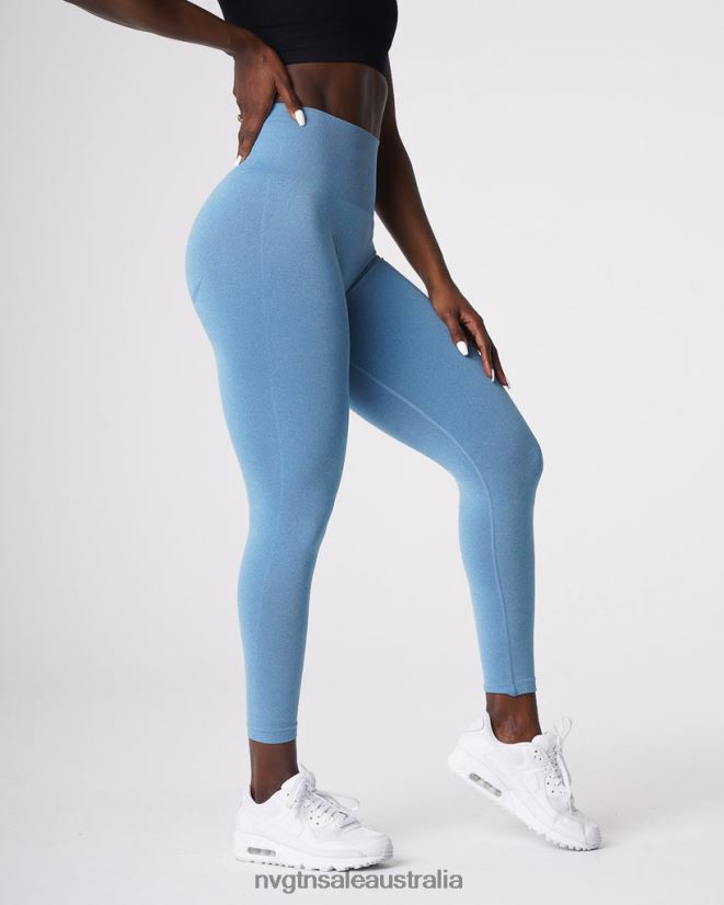 Curve Seamless Leggings 24JF4Z632 Sky Blue Fitness NVGTN Women