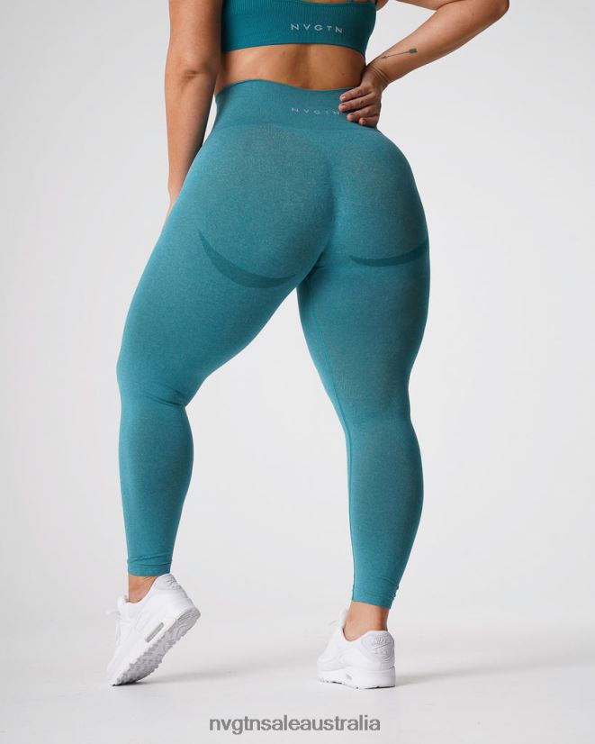 Curve Seamless Leggings 24JF4Z639 Teal Fitness NVGTN Women