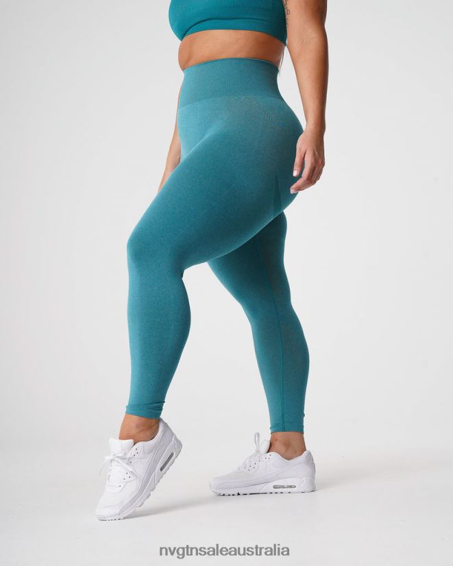 Curve Seamless Leggings 24JF4Z639 Teal Fitness NVGTN Women