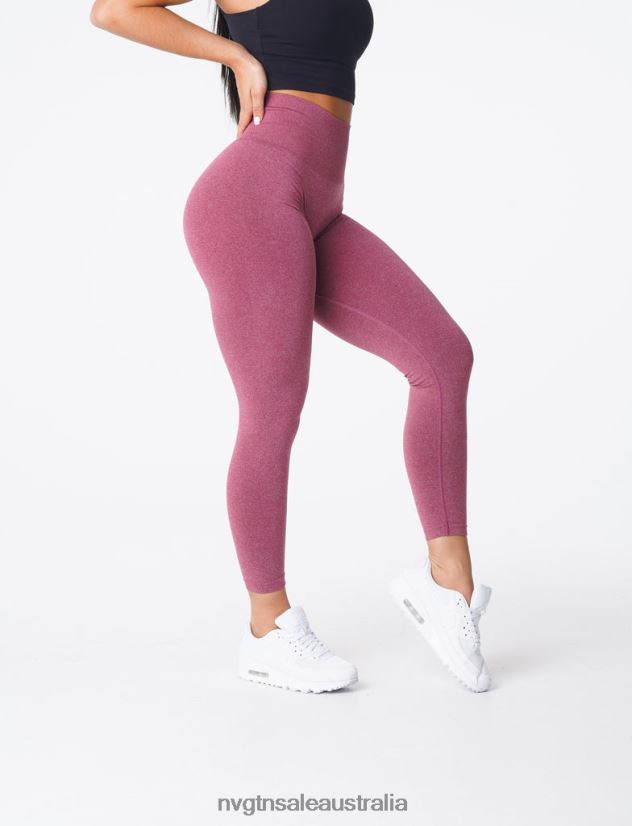 NV Seamless Leggings 24JF4Z580 Maroon Fitness NVGTN Women