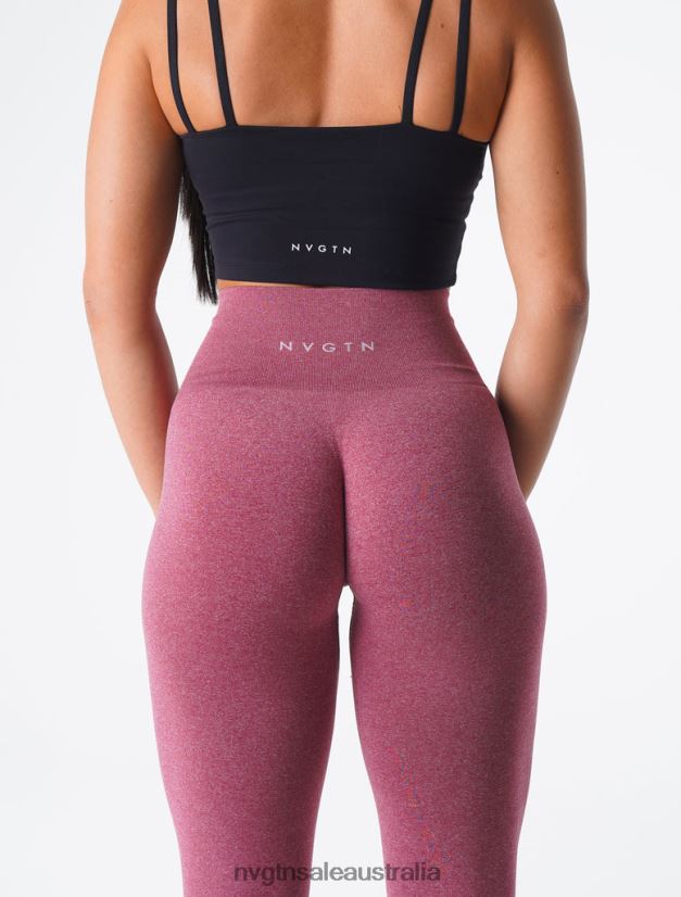 NV Seamless Leggings 24JF4Z580 Maroon Fitness NVGTN Women