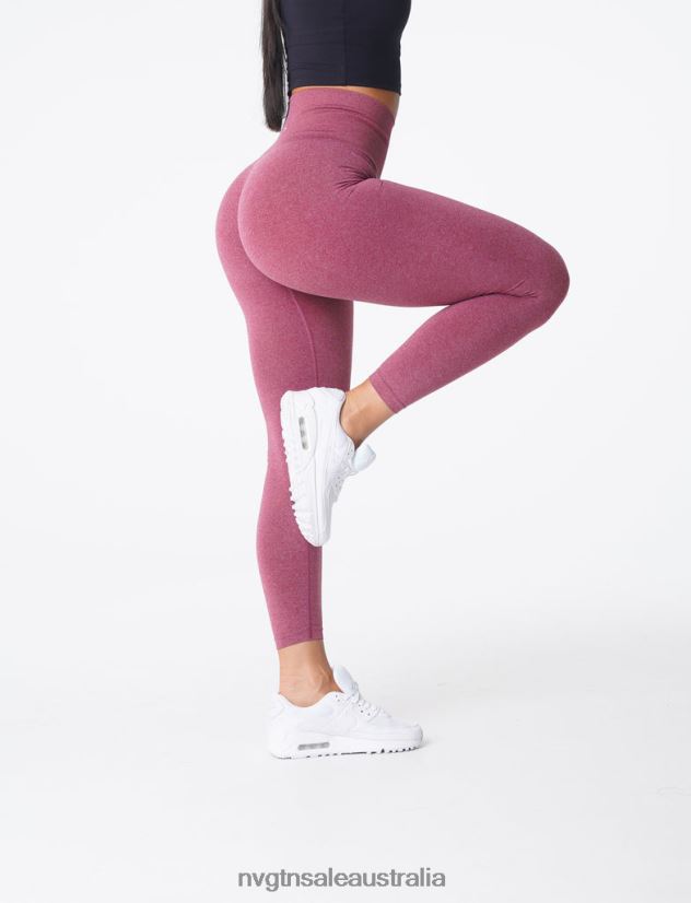 NV Seamless Leggings 24JF4Z580 Maroon Fitness NVGTN Women