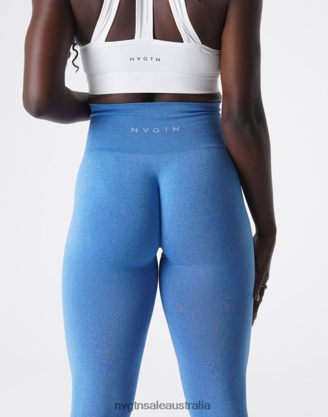 NV Seamless Leggings 24JF4Z584 Ocean Blue Fitness NVGTN Women