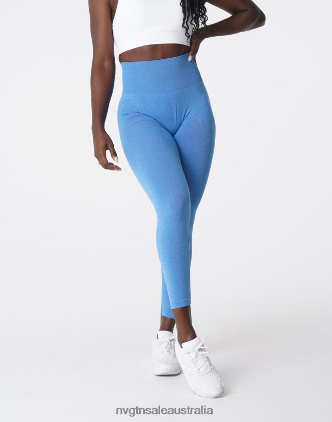 NV Seamless Leggings 24JF4Z584 Ocean Blue Fitness NVGTN Women