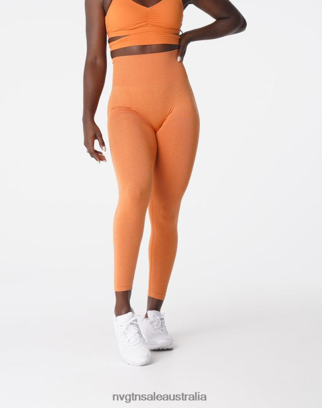 NV Seamless Leggings 24JF4Z589 Burnt Orange Fitness NVGTN Women