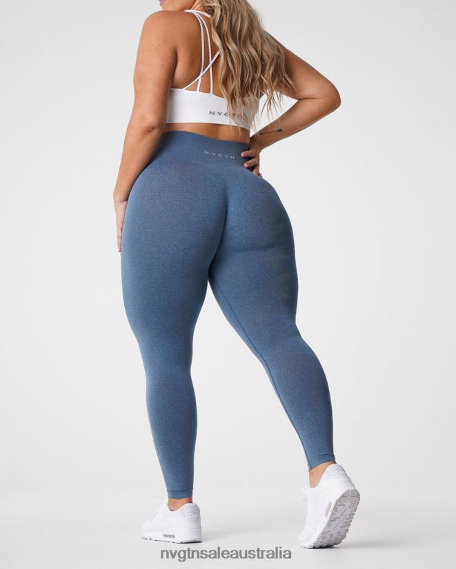 NV Seamless Leggings 24JF4Z608 Slate Blue Fitness NVGTN Women
