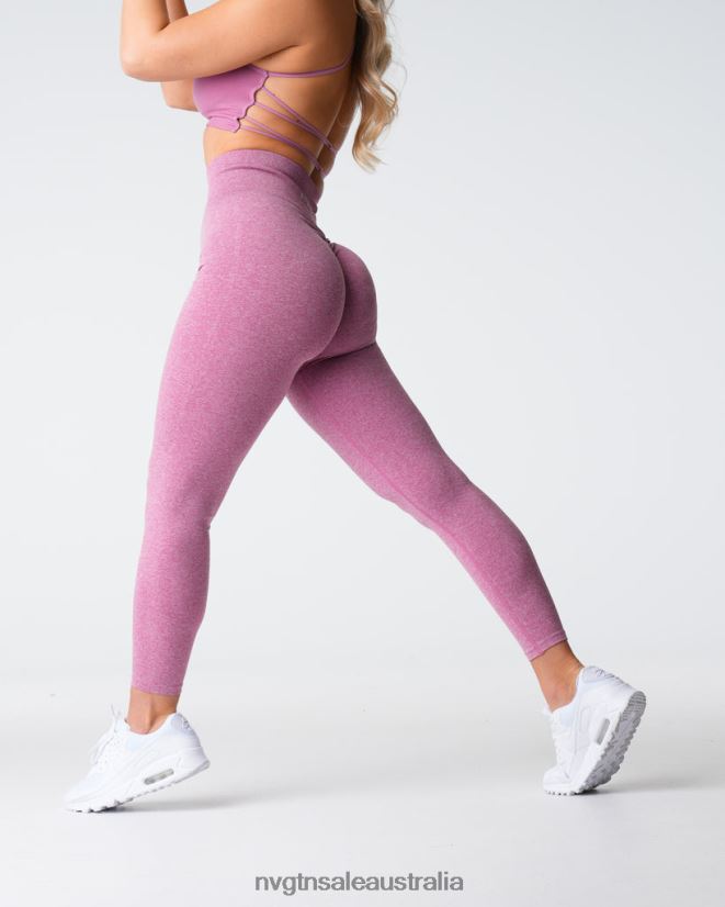 Scrunch Seamless Leggings 24JF4Z539 Pastel Pink Fitness NVGTN Women