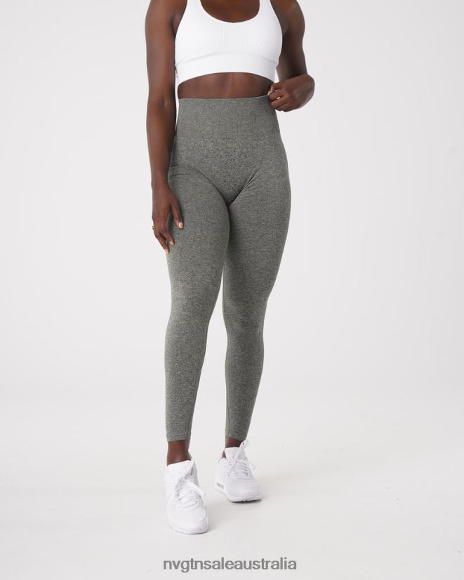 Scrunch Seamless Leggings 24JF4Z561 Khaki Green Fitness NVGTN Women