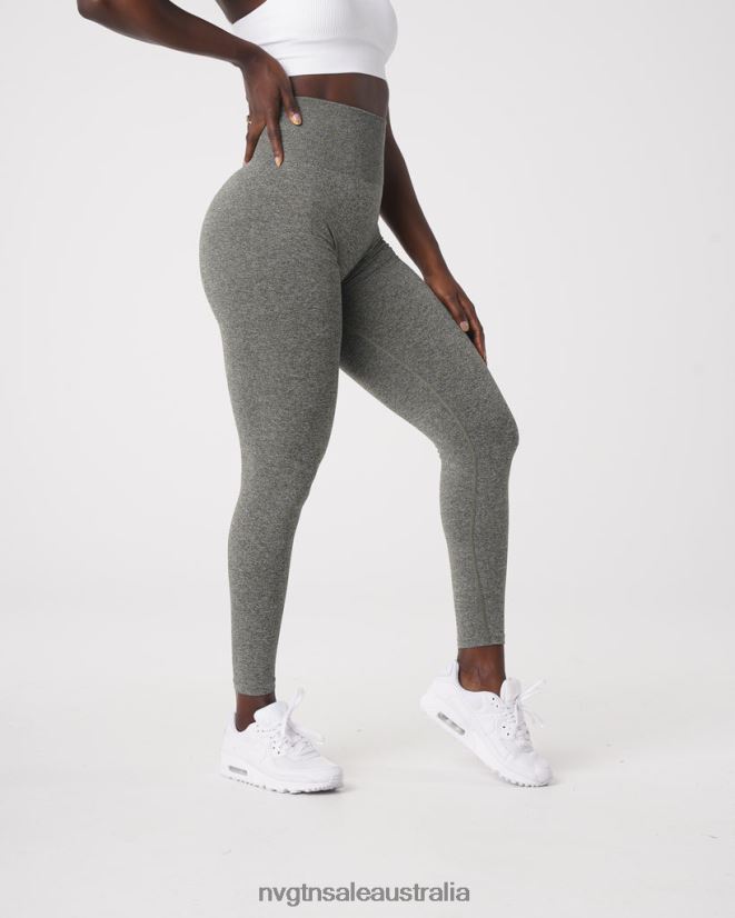 Scrunch Seamless Leggings 24JF4Z561 Khaki Green Fitness NVGTN Women