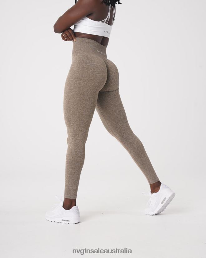 Scrunch Seamless Leggings 24JF4Z562 Mocha Fitness NVGTN Women
