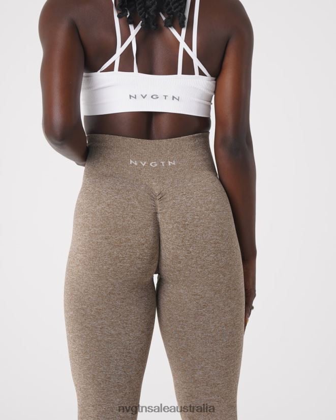 Scrunch Seamless Leggings 24JF4Z562 Mocha Fitness NVGTN Women