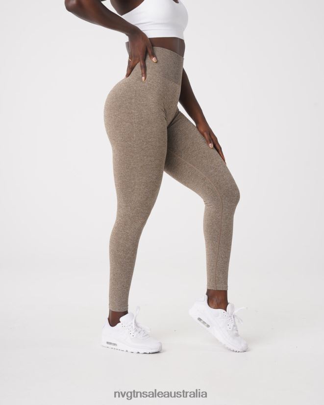 Scrunch Seamless Leggings 24JF4Z562 Mocha Fitness NVGTN Women