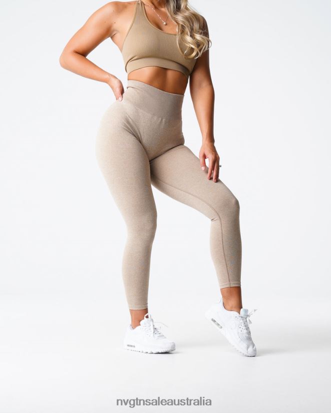 Scrunch Seamless Leggings 24JF4Z563 Beige Fitness NVGTN Women