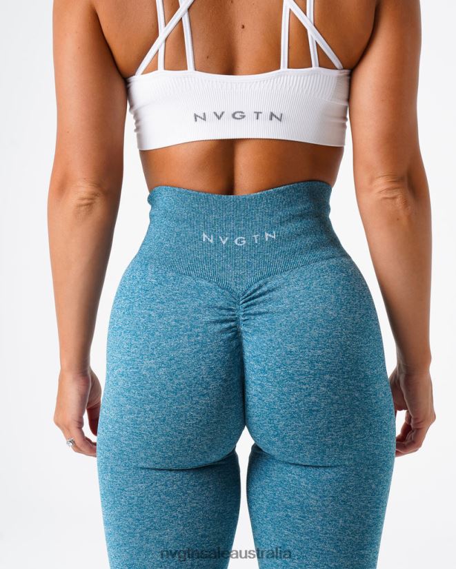 Scrunch Seamless Leggings 24JF4Z643 Teal Fitness NVGTN Women