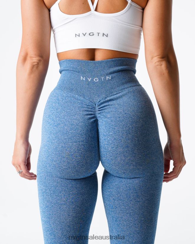 Scrunch Seamless Leggings 24JF4Z648 Sky Blue Fitness NVGTN Women
