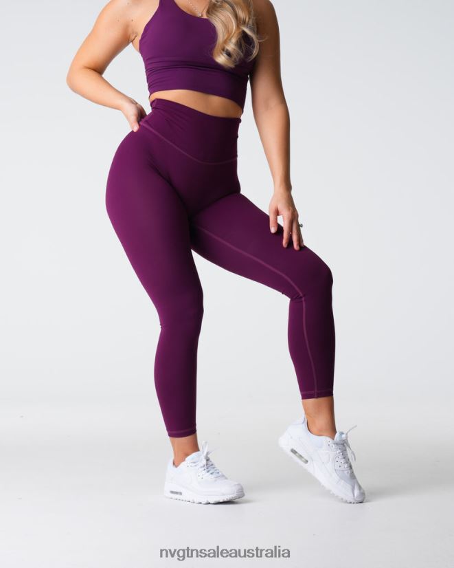 Signature 2.0 Leggings 24JF4Z547 Plum Fitness NVGTN Women