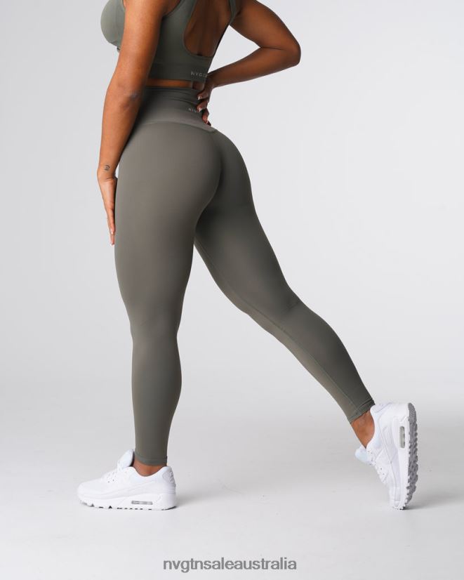 Signature 2.0 Leggings 24JF4Z567 Khaki Green Fitness NVGTN Women