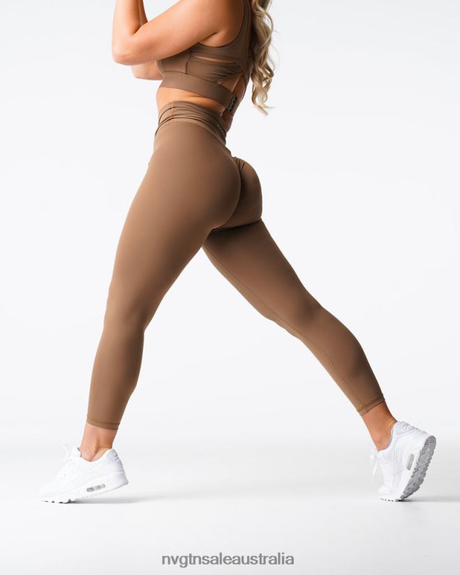 Signature 2.0 Leggings 24JF4Z568 Mocha Fitness NVGTN Women