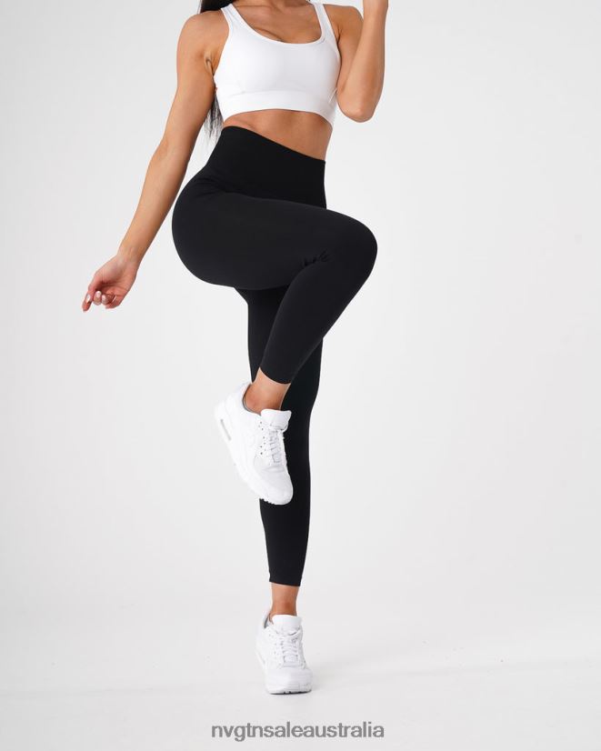 Solid Seamless Leggings 24JF4Z495 Black Fitness NVGTN Women