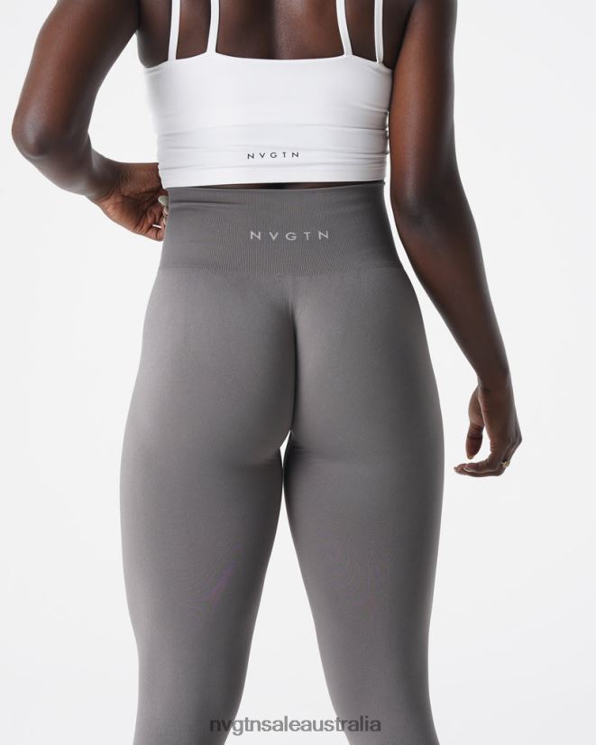 Solid Seamless Leggings 24JF4Z572 Charcoal Fitness NVGTN Women