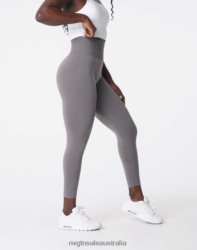 Solid Seamless Leggings 24JF4Z572 Charcoal Fitness NVGTN Women