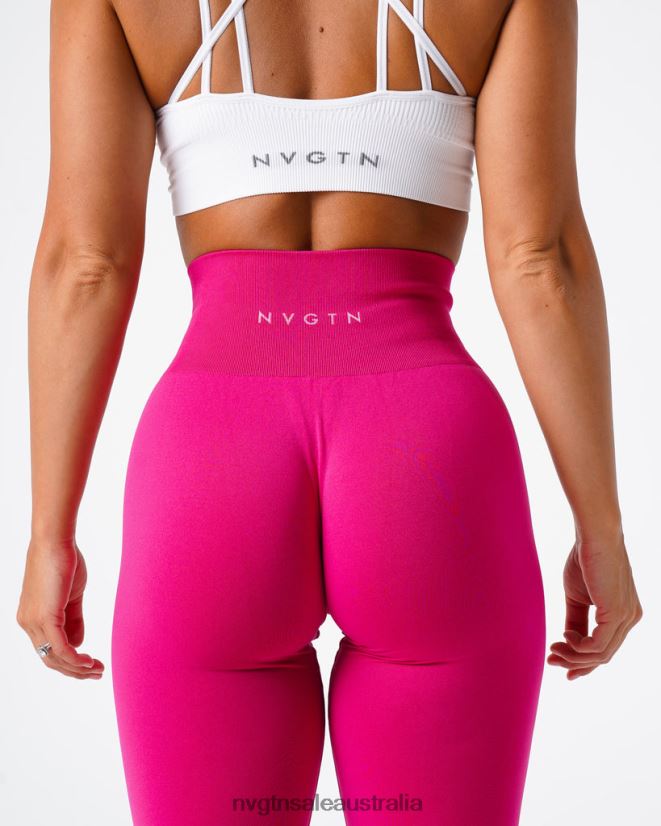Solid Seamless Leggings 24JF4Z576 Magenta Fitness NVGTN Women