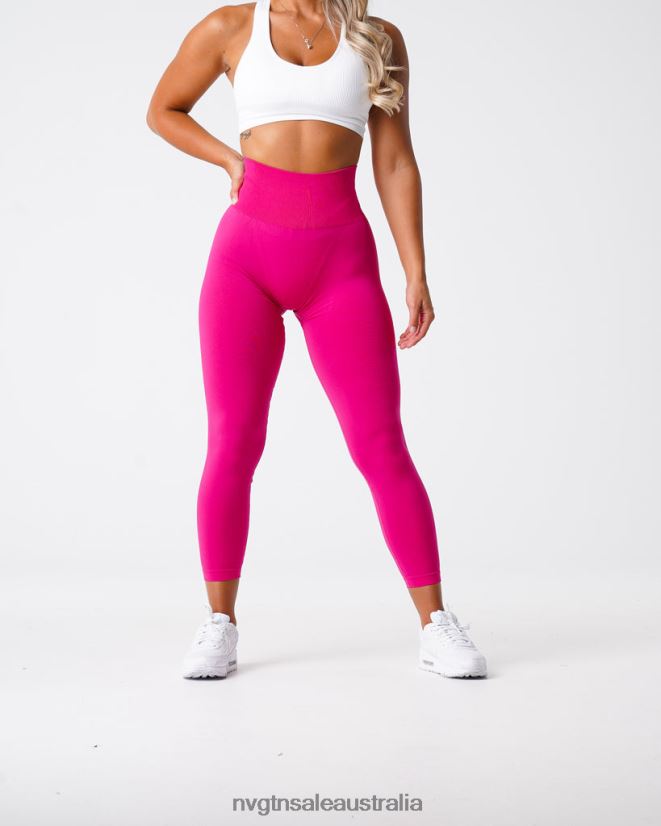 Solid Seamless Leggings 24JF4Z576 Magenta Fitness NVGTN Women